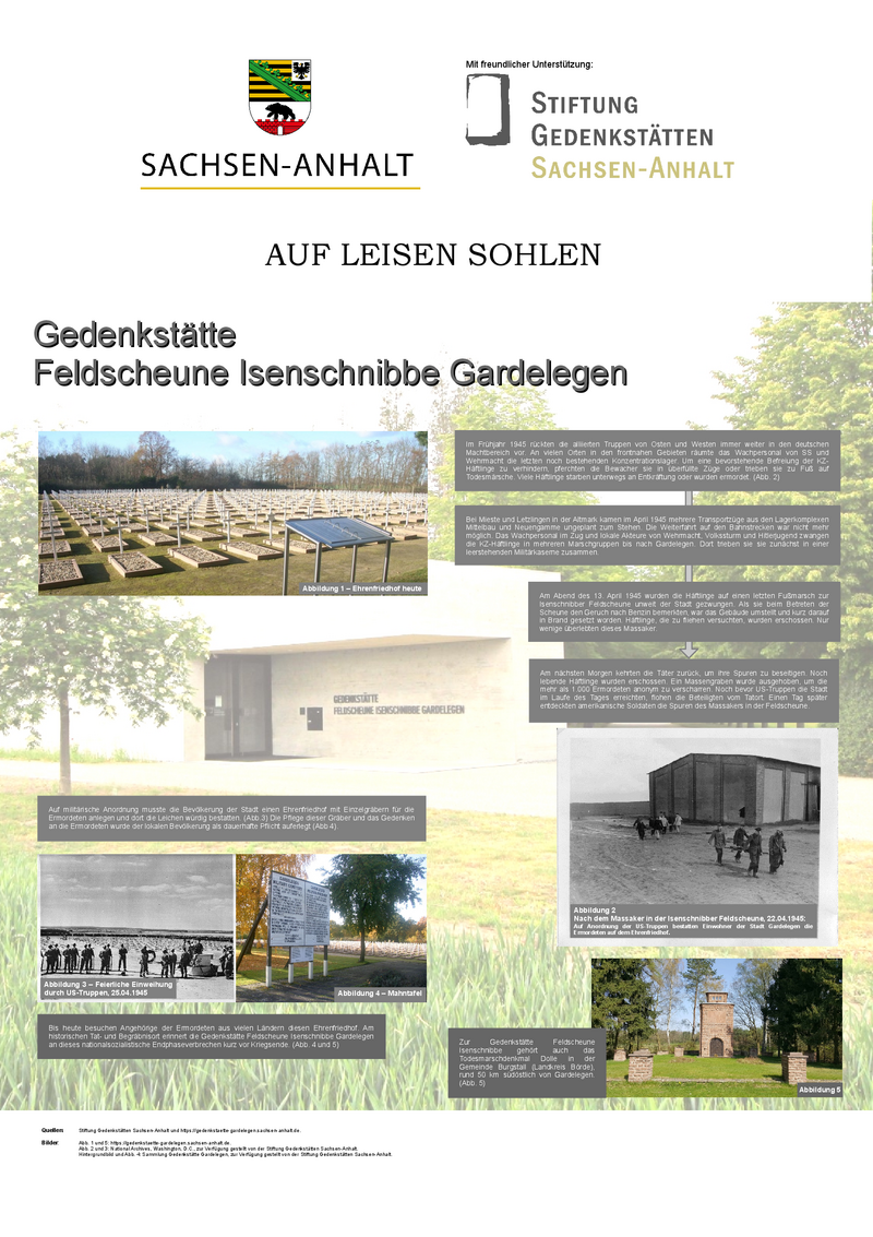 Eine Tafel der Ausstellung.