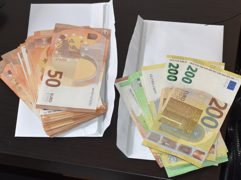 LKA LSA Sicherstellung Bargeld 50 und 200 Euro Scheine