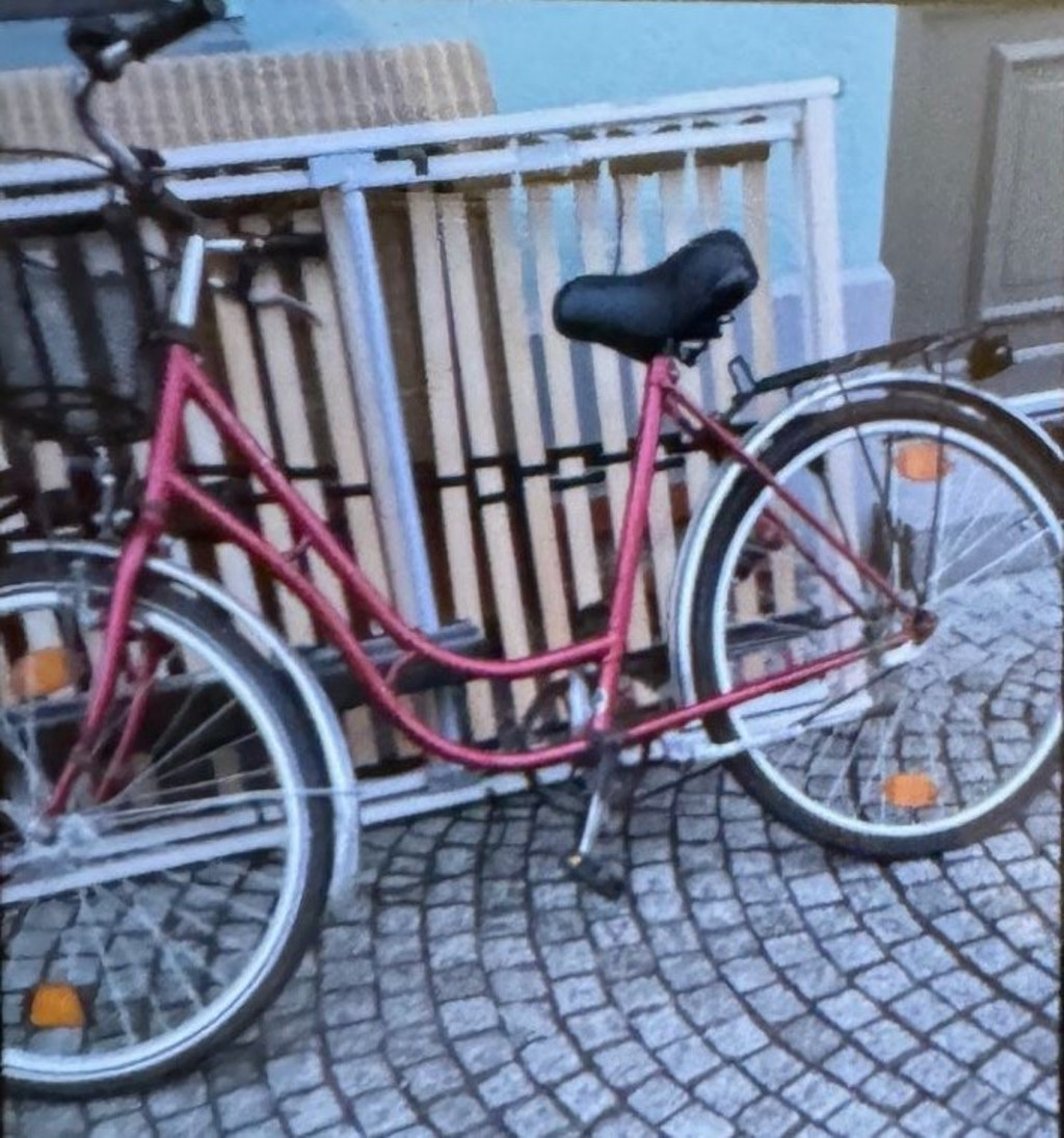 mitgeführtes Fahrrad