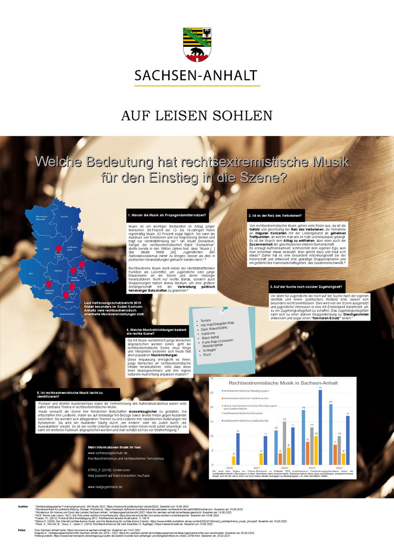 Eine Tafel der Ausstellung.