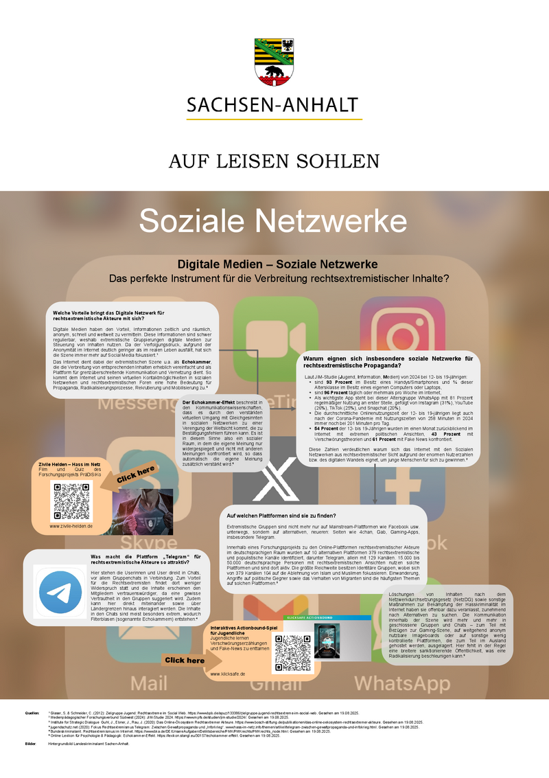 Eine Tafel der Ausstellung.